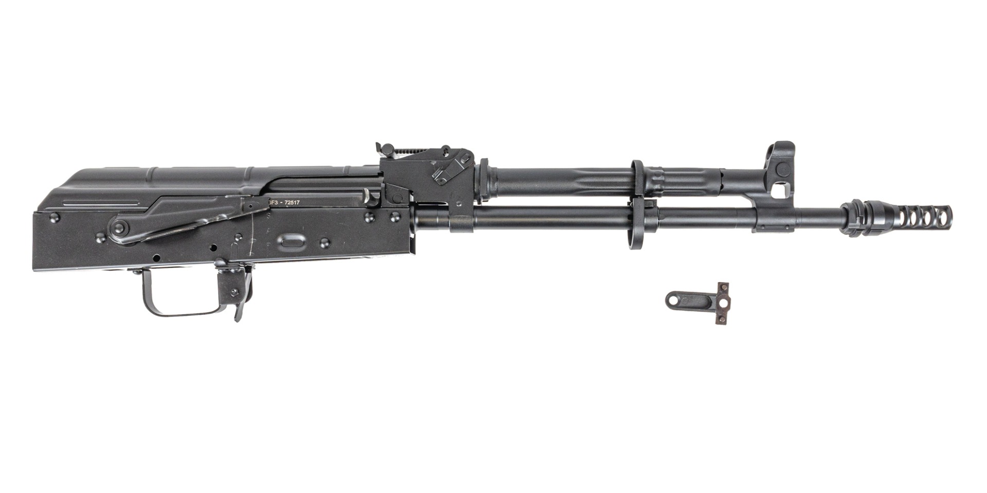 PSA AK-47 GF3-E 14.7" w/Pin and Welded JMAC RRD-4C Barrel Assembly - Furniture Ready