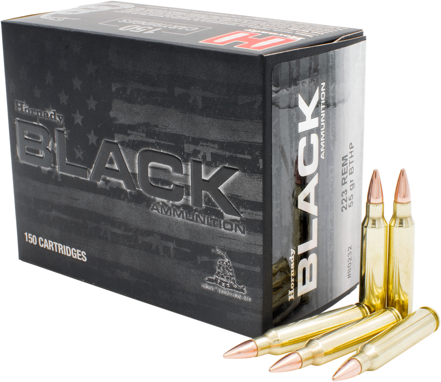 Hornady Black 75 gr Boat Tail Hollow Point .224 Valkyrie Ammo, 20/box - 81532