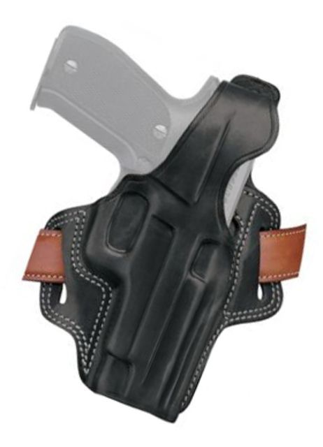 Galco Fletch High Ride Belt Holster Browning BDA .45 ACP/SIG Sauer P220/SIG Sauer P226 w/ Red Dot Right Plain Black