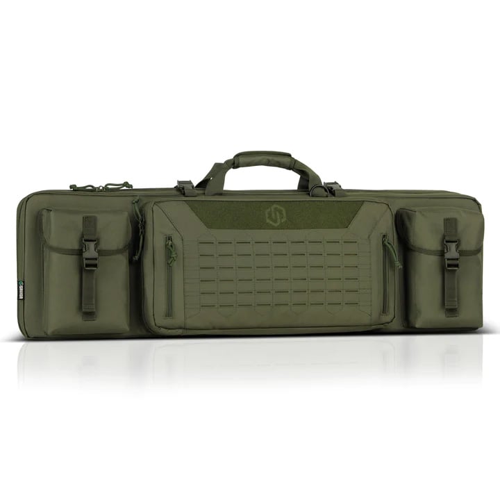 Savior Equipment Urban Warfare 55" Double Rifle Case, OD Green - RB-5512DG-VER2-OG