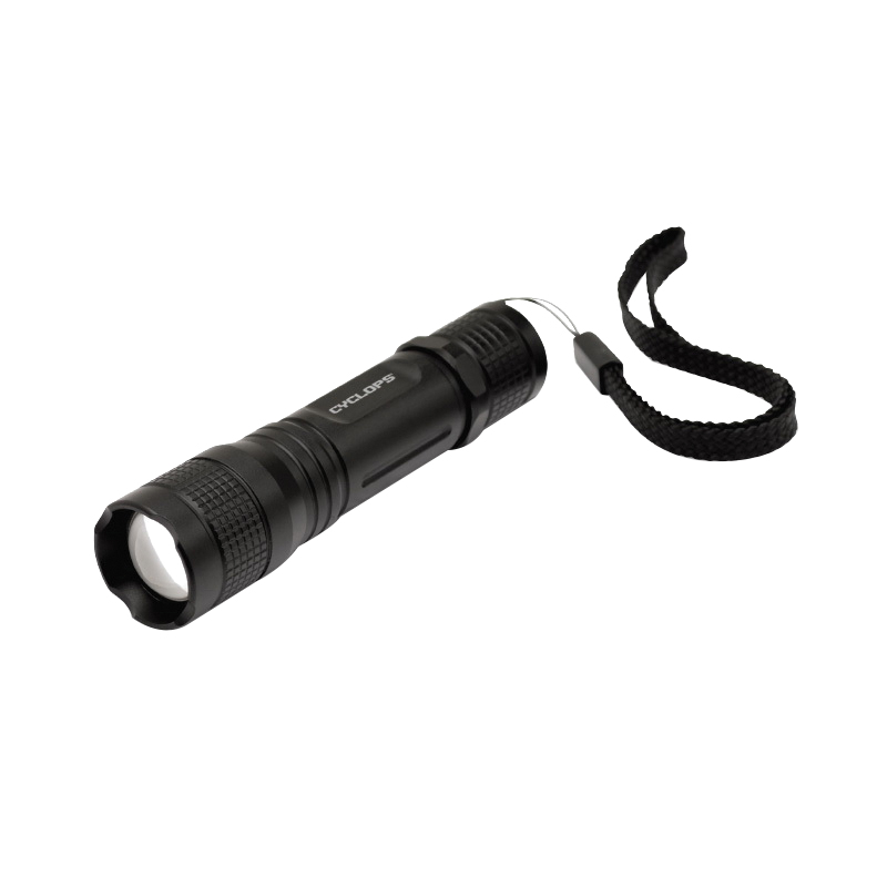 Cyclops 150 lm Cree XTE LED Weather-Resistant Tactical Flashlight, Black - CYC-TF150