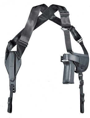 Uncle Mike's 87160 Sidekick Ambidextrous Horizontal Shoulder Holster, Size 16