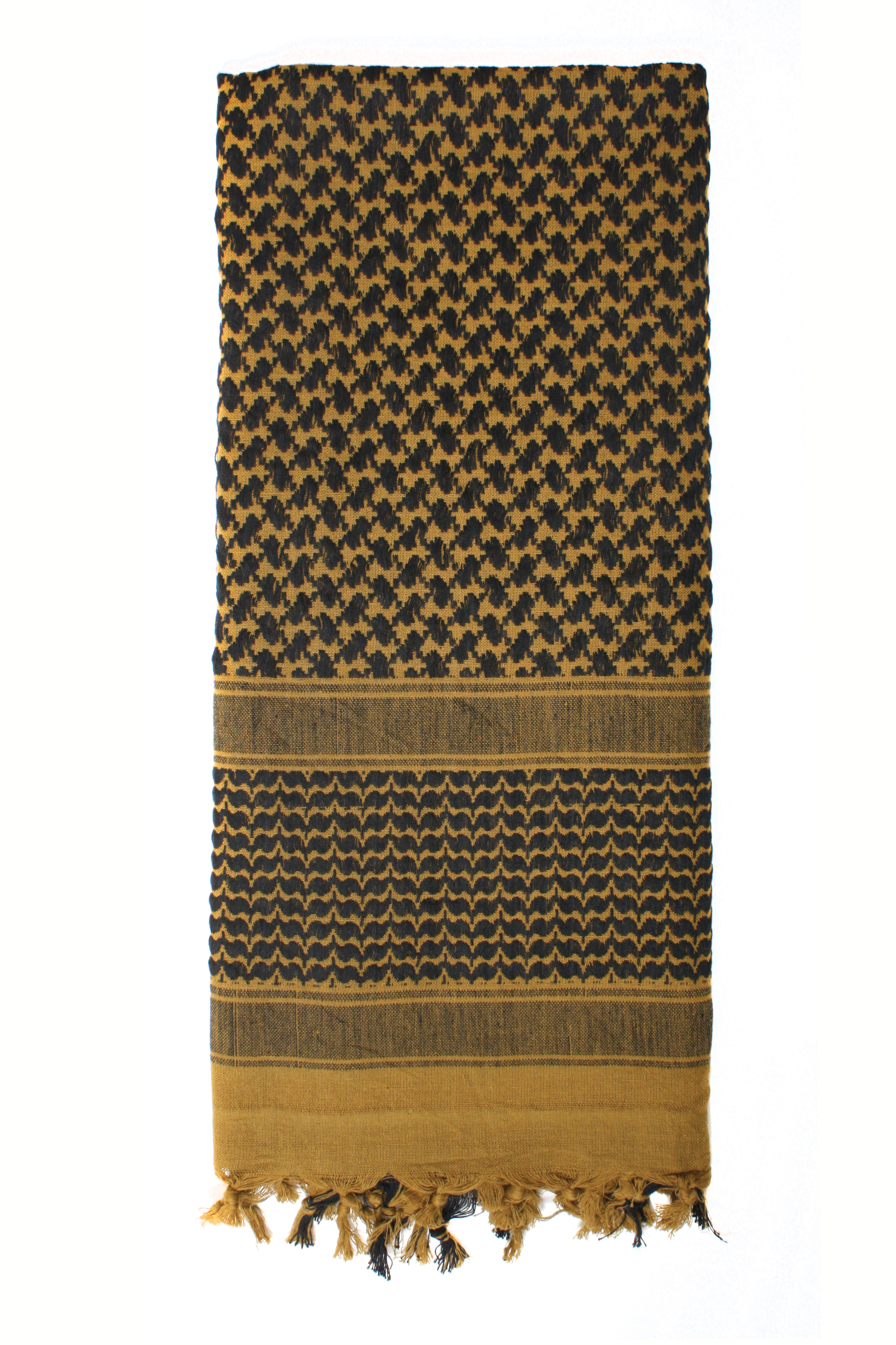 Rothco Lightweight Shemagh Tactical Desert Keffiyeh Scarf - Coyote Brown