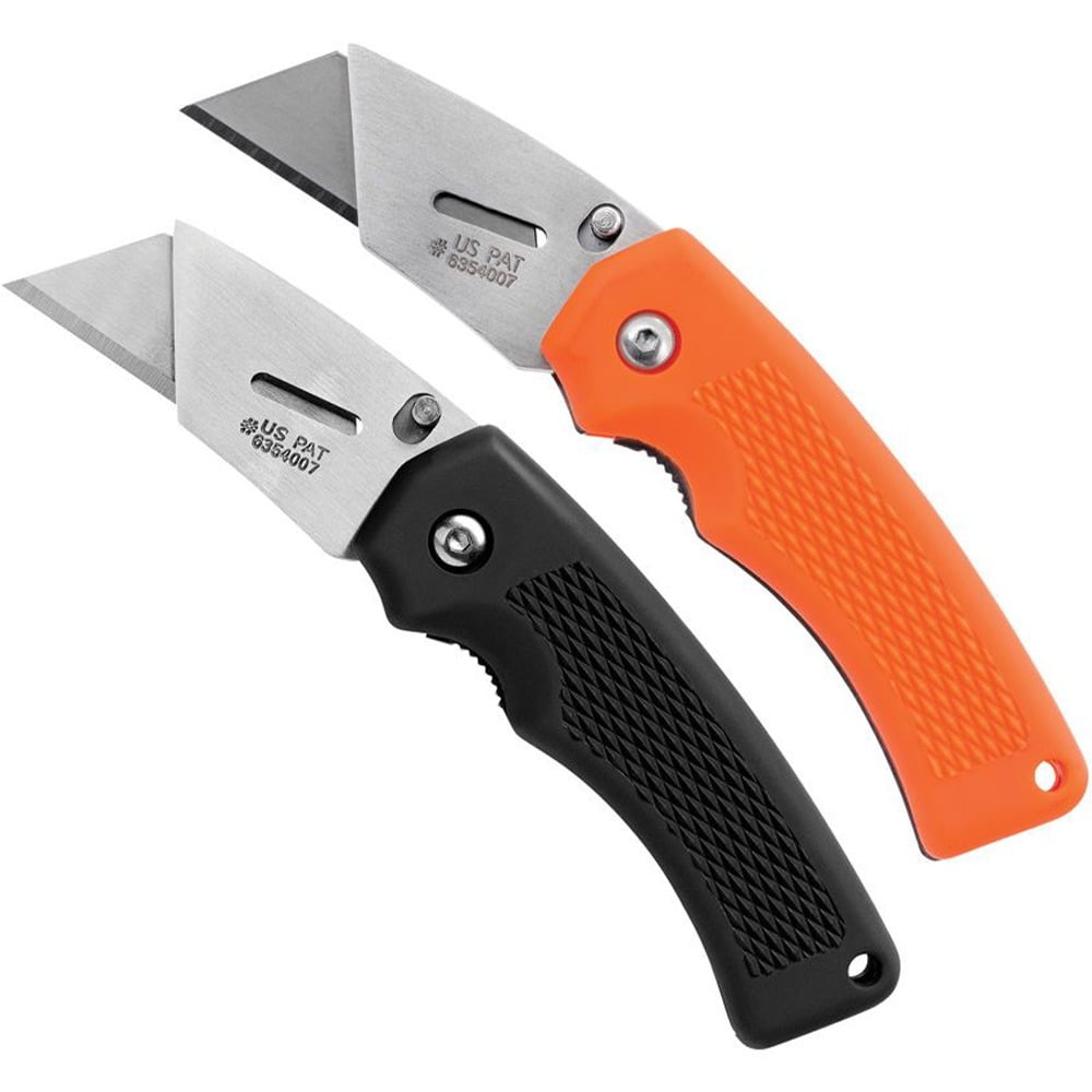 Gerber Edge Utility Knife Combo 2 Pack, Orange and Black