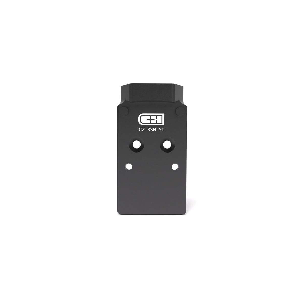 C&H Precision Optic Plate -CZ P-10 V4 TO RMR STL- CZ-RSH-ST