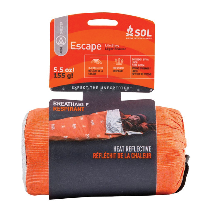SOL 83" x 32" Escape Lite Bivvy, Orange