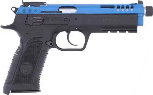 TANFOGLIO FORCE 22LR 4.9" - POLY FRAME BLUE STEEL SLIDE