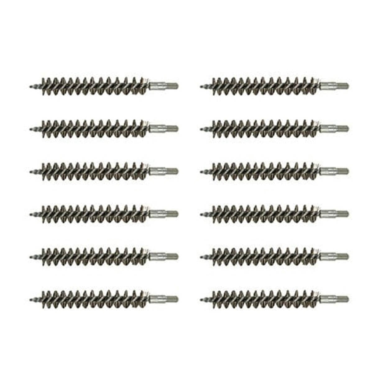 Brownells .35 Cal/.38 Caliber/.357 Cal #8-32 Male Standard Line Bore Brush, Pack of 12