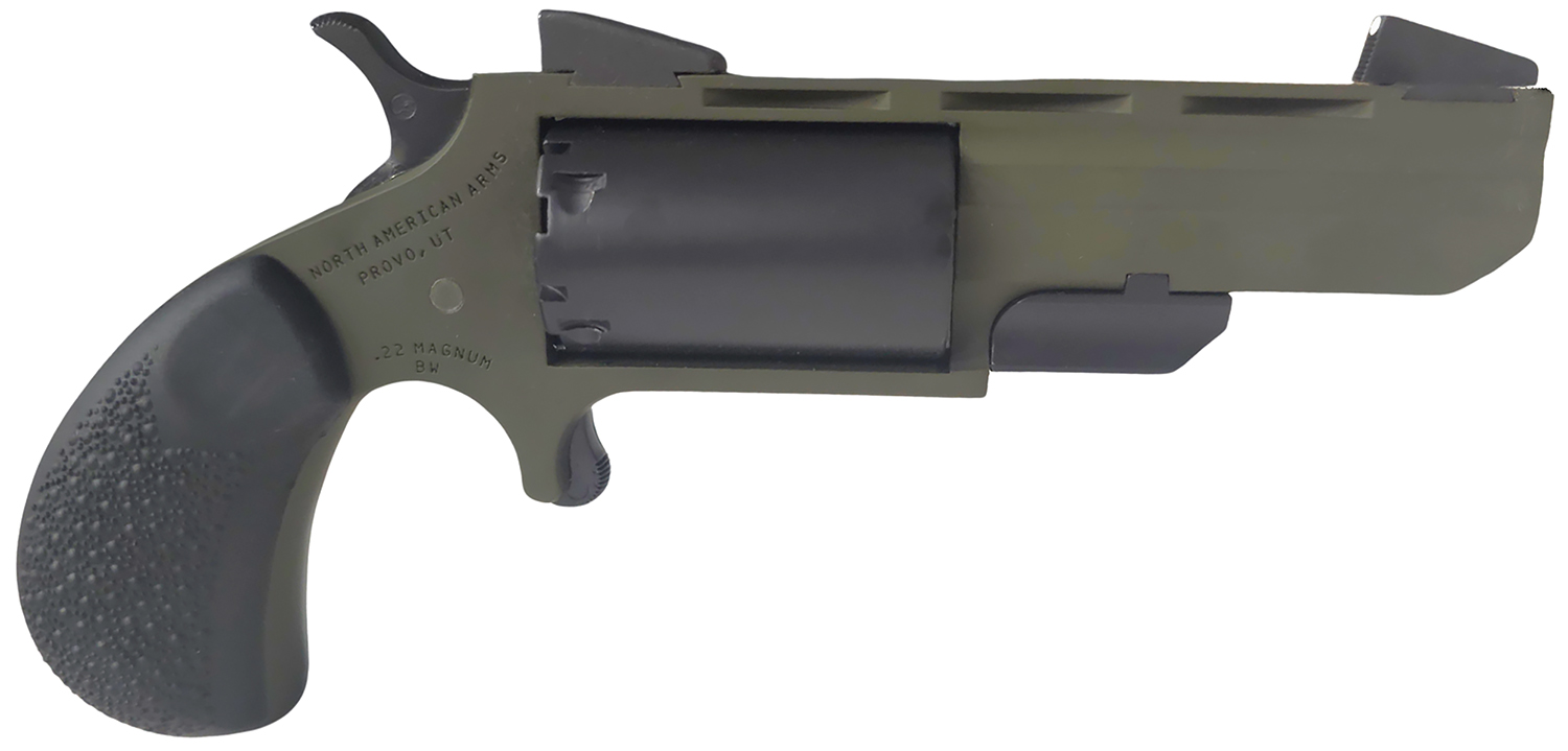 North American Arms Green Huntsman 22 LR/22 Mag Revolver