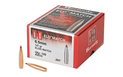 Hornady ELD-M 6.5MM .264 147GR 100CT