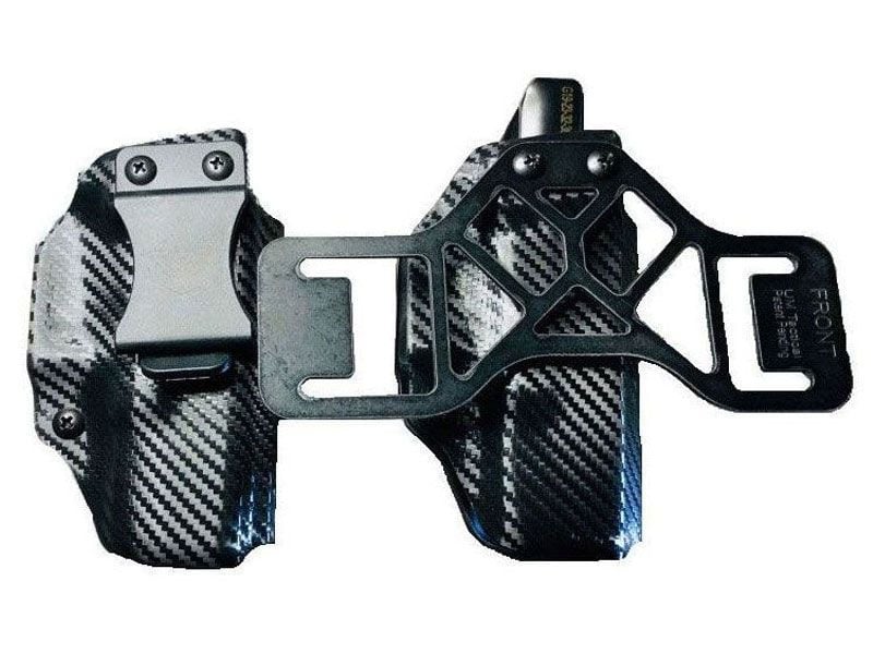 UM Tactical Qualifier Glock 48 RH IWB/OWB Holster, Black - QU-GLK-48-RH