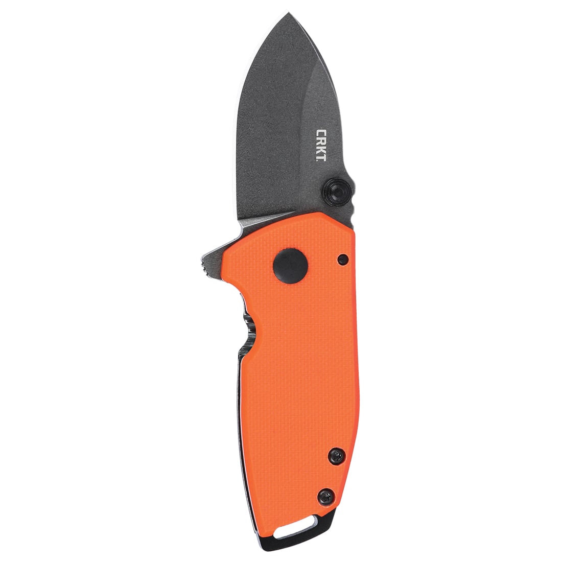 CRKT Squid Compact Frame Lock Folding Knife Drop Point, Orange