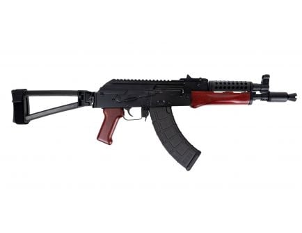 PSA AK-P GF3 Triangle Side Folding Pistol with Cheese Grater Upper Hand Guard, Redwood