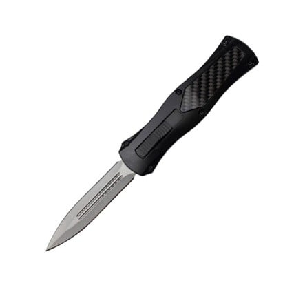 Master Cutlery Spear Point OTF Knife, Carbon Fiber - 440