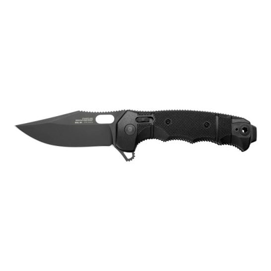 SOG Knives Seal XR Folding Knife Clip Point, Black - SOG12-21-02-57