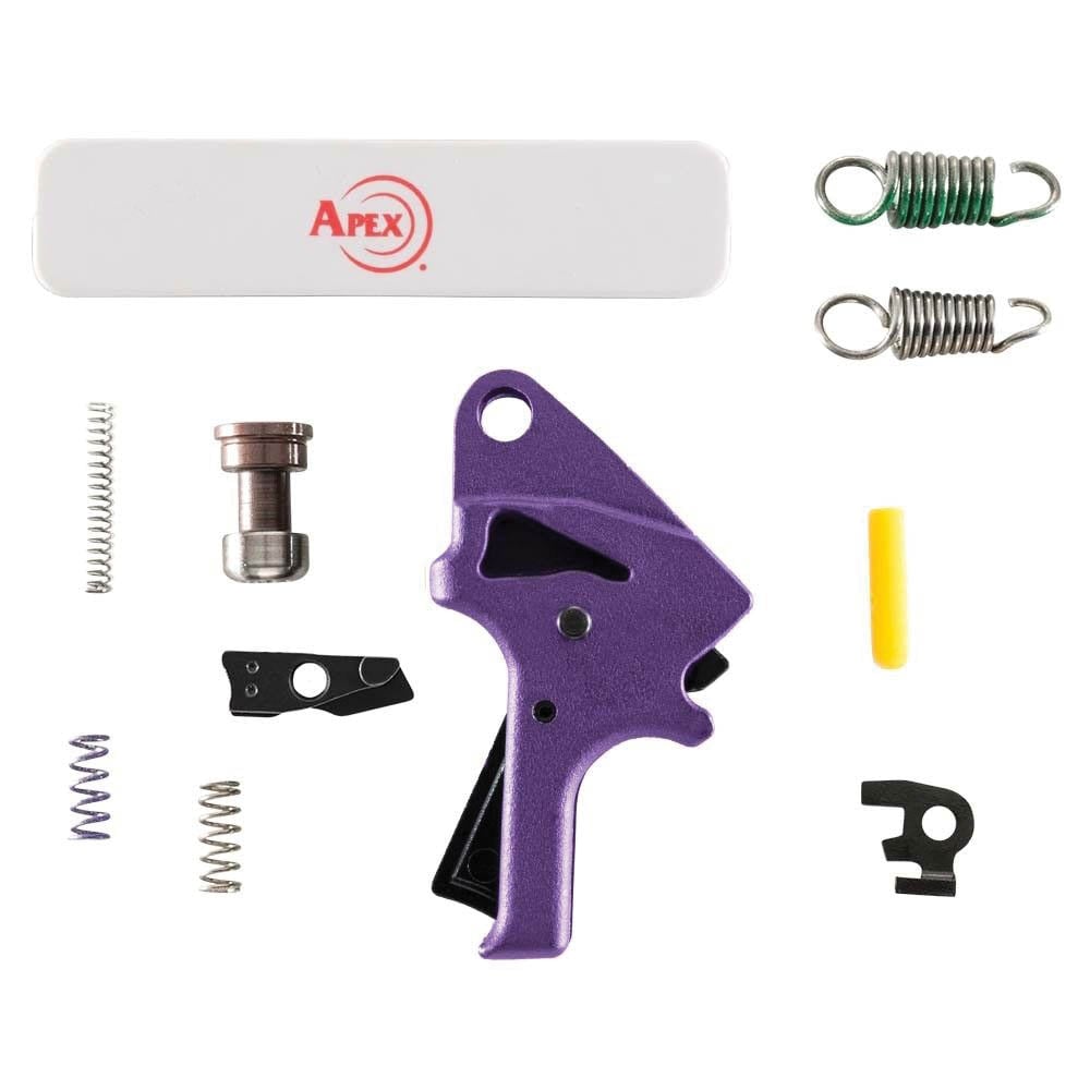 Apex Flat-Faced Forward Set Trigger Kit Drop-In, Purple