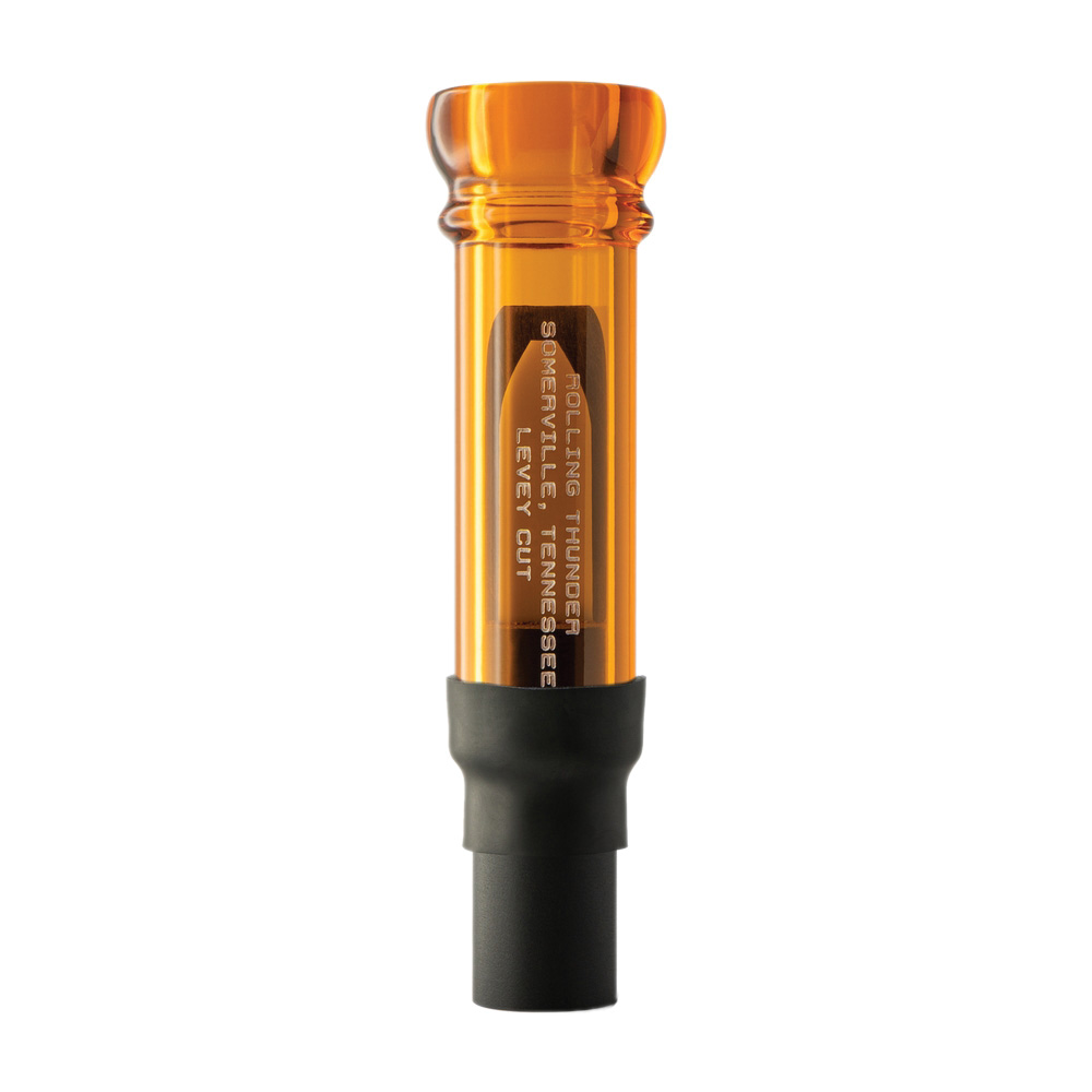 Rolling Thunder Game Calls Levey Cut Cutdown Duck Call, Bourbon/Black