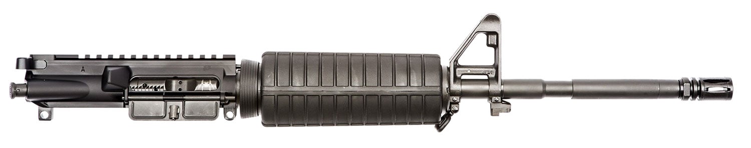 Spikes Tactical .223 Rem/5.56 16" Barrel Complete Upper Assembly, Mil-Spec Phosphate Coated, 9" Black Free Float BAR2 Rail - STU5025-R9S