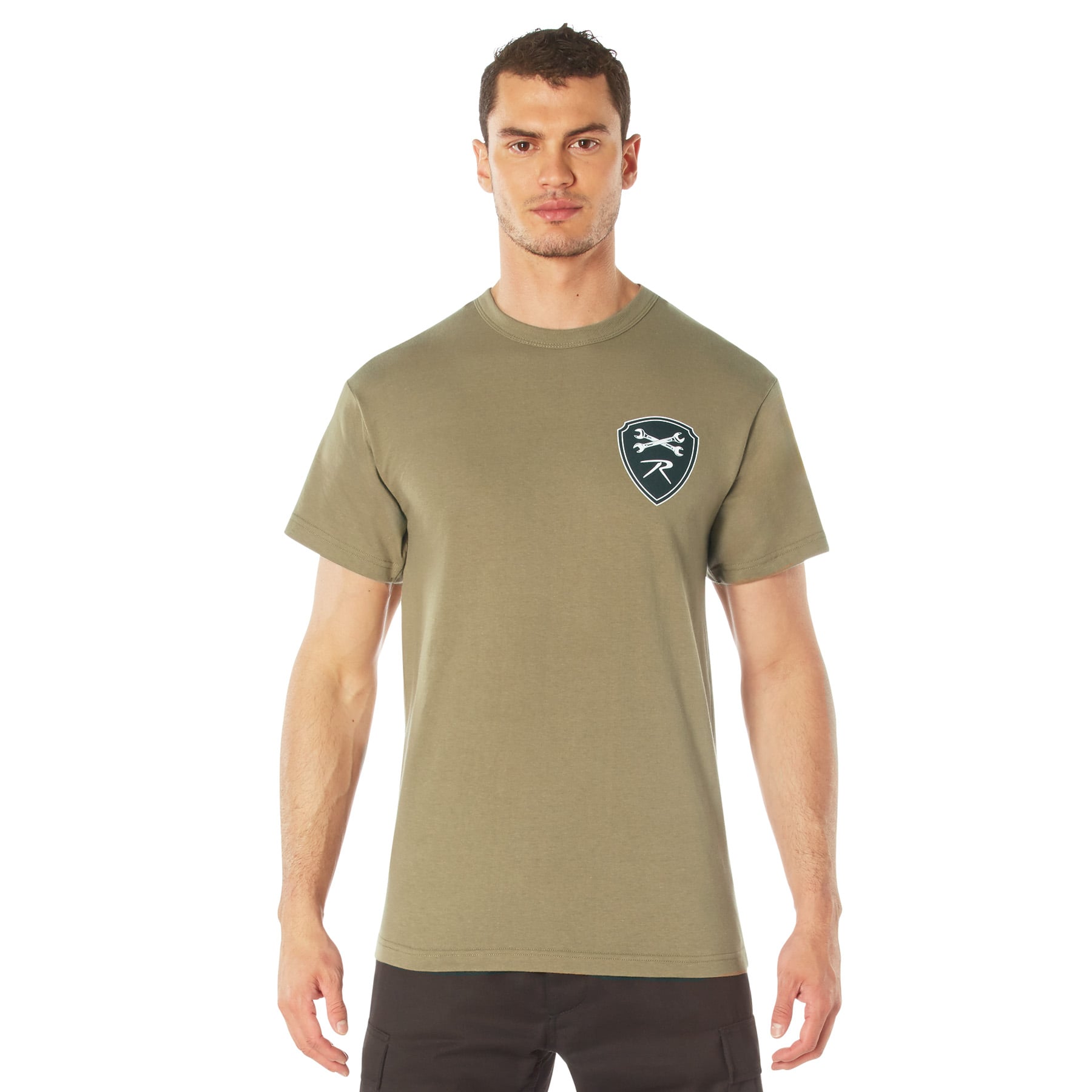 Military Grade Workwear Bottle Cap T-Shirt - Coyote Brown, X-Large