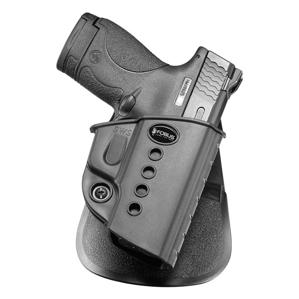 Fobus Evolution Taurus Slim 708/709/740 OWB Holster RH Polymer Black - Lightweight and Efficient Design - SWSRP