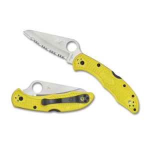 SPYDERCO Salt 2 Lightweight Yellow H1 Plain Edge