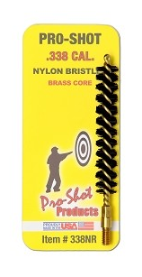 Pro-Shot .338 Cal. Nylon Bristle Rifle Bore Brush 338NR