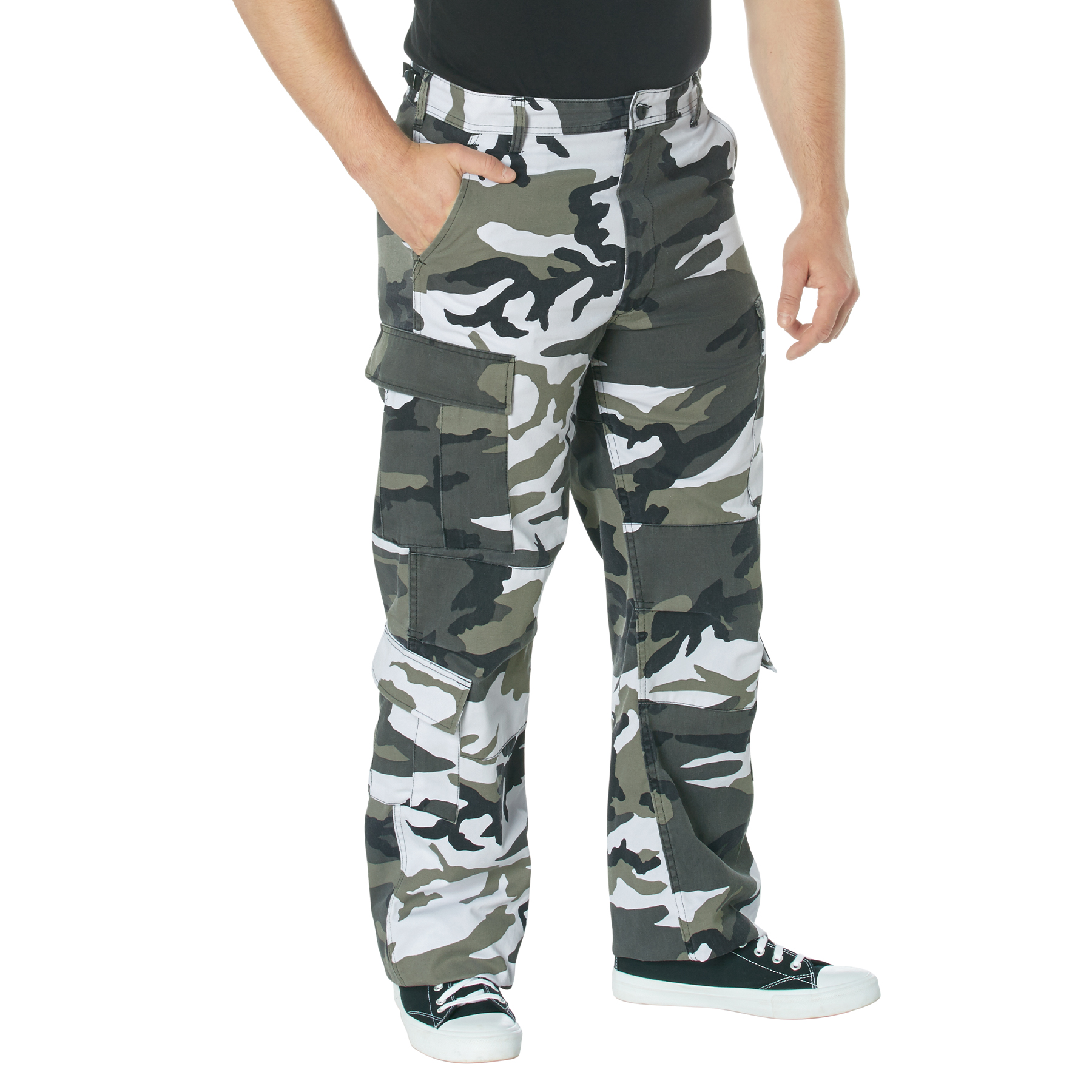 Rothco Vintage Paratrooper Cargo Fatigue Pants - City Camo, Large