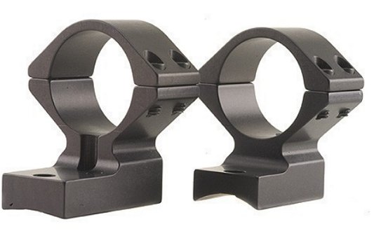 Talley Weatherby Vanguard 1" High Aluminum 1-Piece Scope Mount, Anodized Black - 950734
