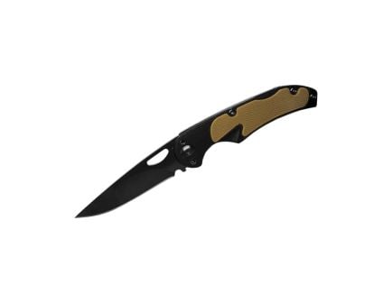 American Buffalo Knife & Tool AB Elite Mark II Lockback Folding Knife Drop Point, Tan