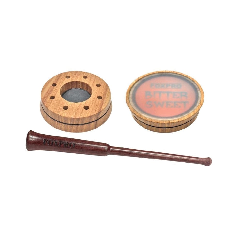 FoxPro Bittersweet Pot Glass/Slate Turkey Bittersweet Pot Call, Natural