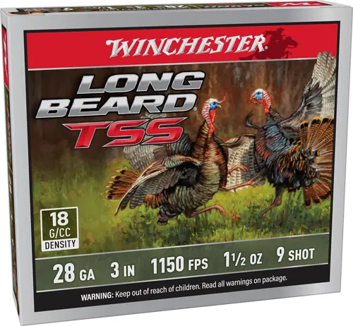 WINCHESTER LONG BEARD TSS 28GA - 3" 1-1/2OZ #9 5RD 10BX/CS