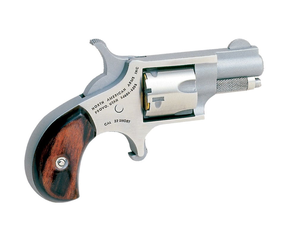 NORTH AMERICAN ARMS MINI 22 SHORT REV 1-1/8″ SS - No Credit Card Fees - Low, flat rate shipping