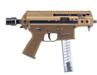 B&T APC9K PRO 9mm Coyote Tan Pistol With Telescopic Arms + connector