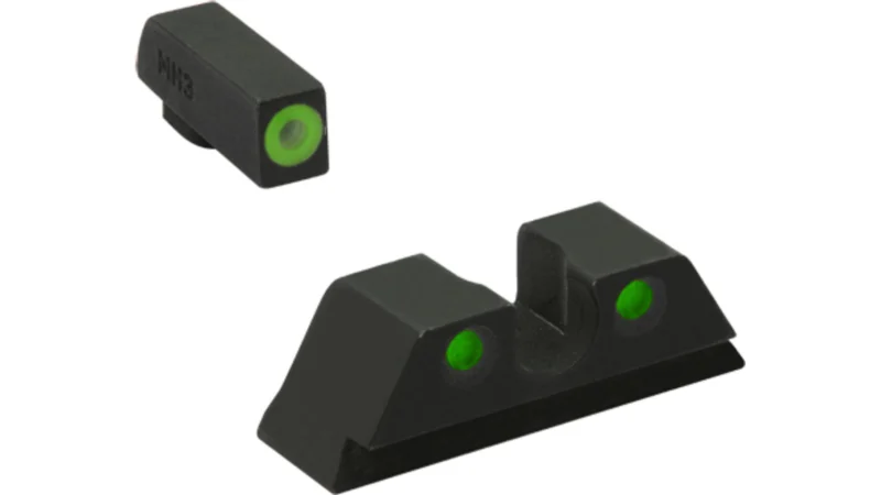 Meprolight ML41545 Hyper-Bright Green Ring Front/Green Rear Sights for H VP9/SFP9