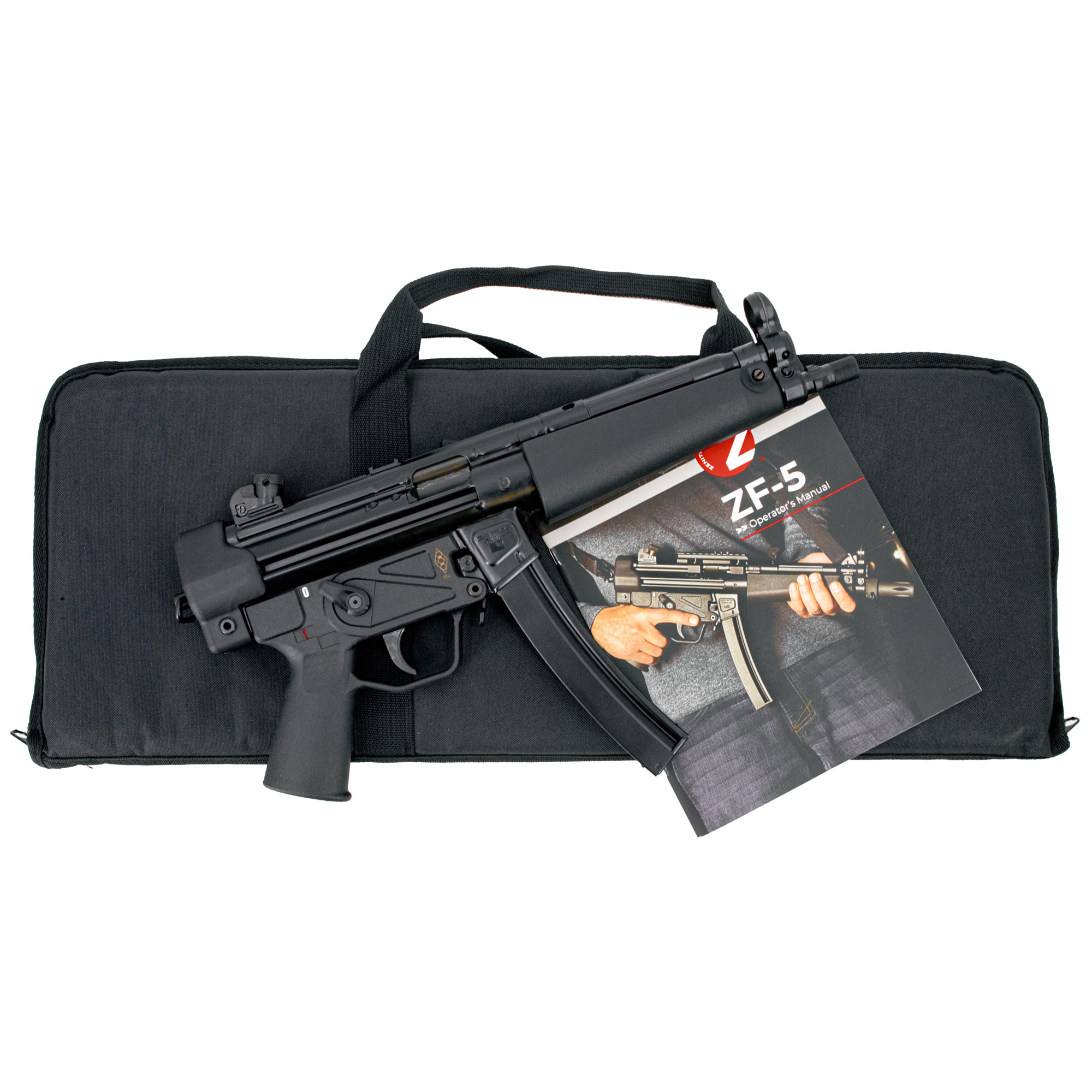 Zenith ZF-5 9mm Semi-Auto Tactical Pistol, 8.9" Barrel, Black - ZF5001MAG9BK