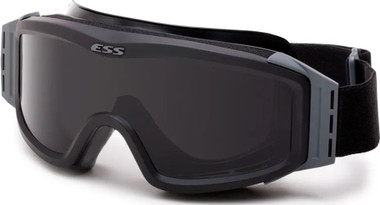 ESS EyePro Profile NVG Black Goggles, Clear & Smoke Gray Anti-Fog Lenses, Black