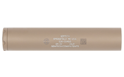 Gemtech GM-22 Suppressor .22 LR FDE