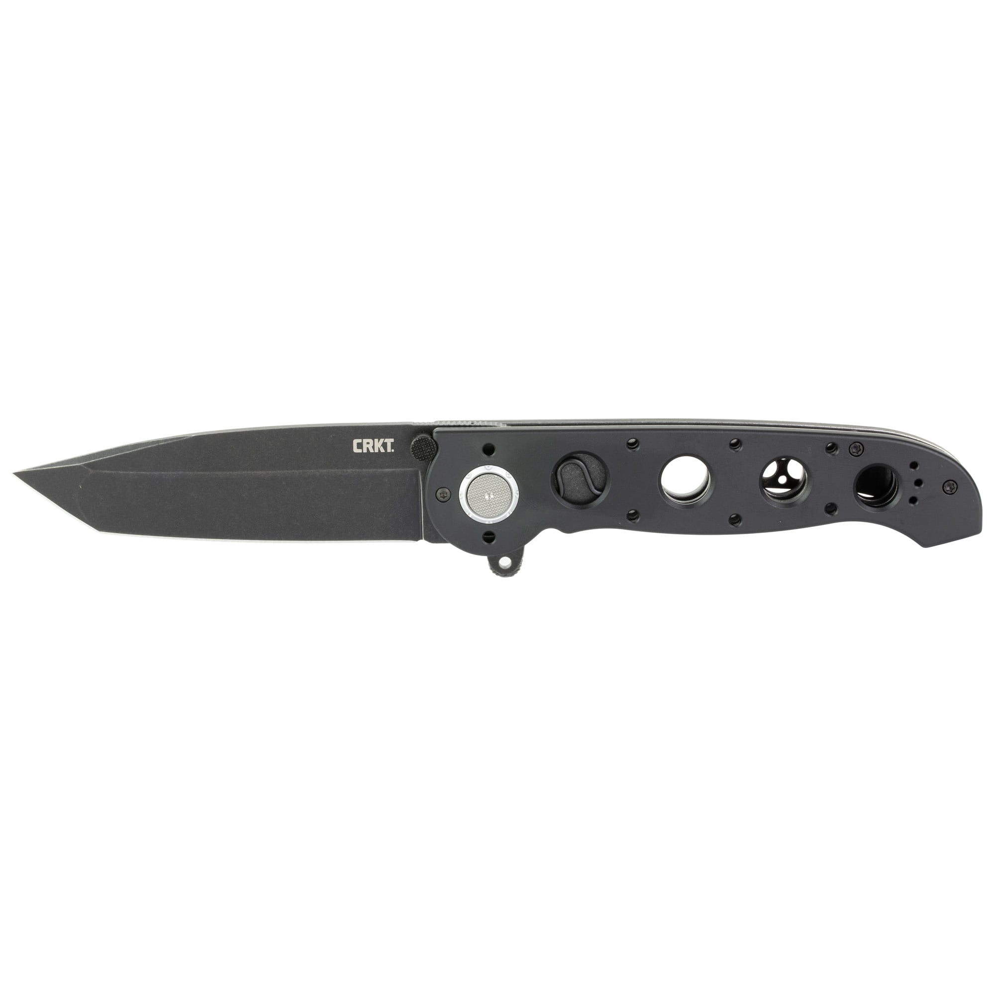 CRKT M16-04DB Black Tanto 3.89" Tanto Assisted Folding Knife, Black - M1604DB