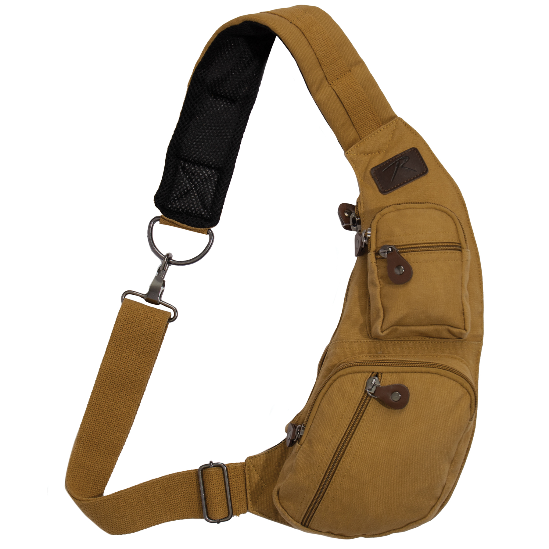 Rothco Crossbody Canvas Sling Bag - Coyote Brown