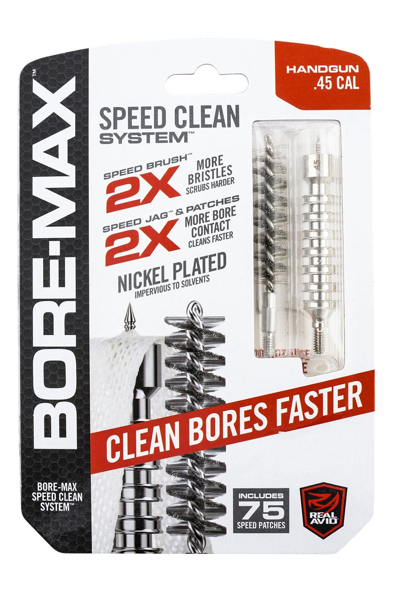 Real Avid Bore Max Speed Clean Upgrade Set, 45 Caliber Pistol - AVBMSET45