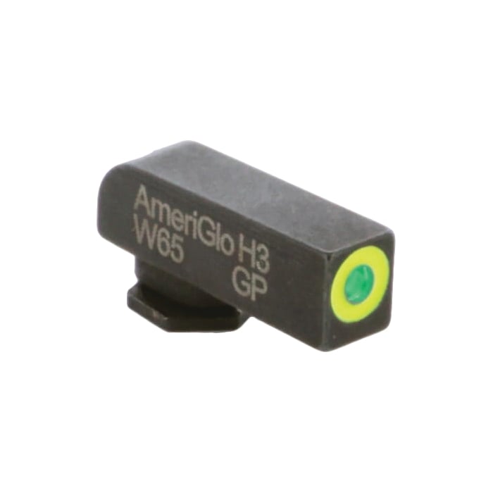 Ameriglo Pro-Glo Tritium Round Sight Front, Green/Lumi Green