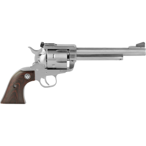 Ruger Blackhawk Convertible 357 Magnum Revolver 6.5" Stainless Barrel 6 Round Brown Grip