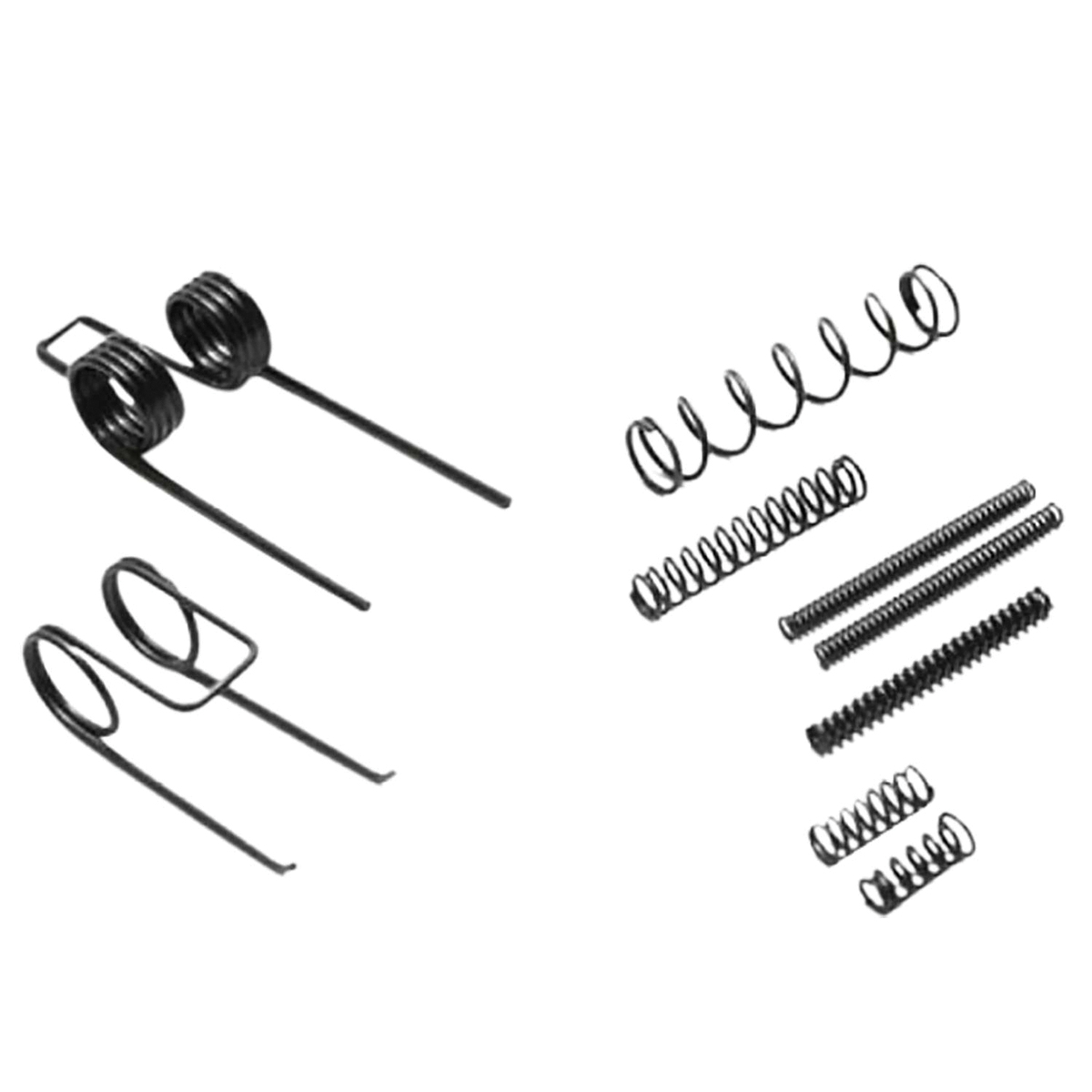 Lead & Steel Mil-Spec Lower Spring Kit, Black