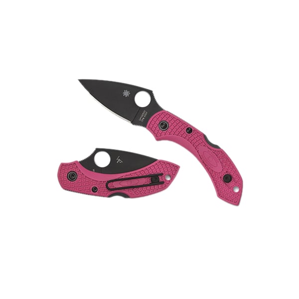 Spyderco Dragonfly 2 Folding Knife Drop Point Pink - Compact Blade for Versatile Use - C28FPPNS30VBK2