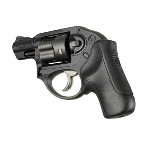 Ruger LCR: Black Rubber Bantam Boot Tamer Cushion Grip without Finger Grooves