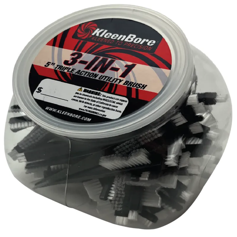 Kleen-Bore KleenBore Triple Action Utility Brush Compact Design