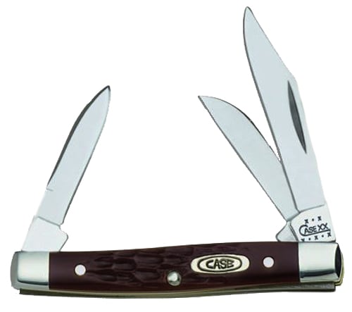 Case Brown Synthetic Small Stockman Knife - 00081