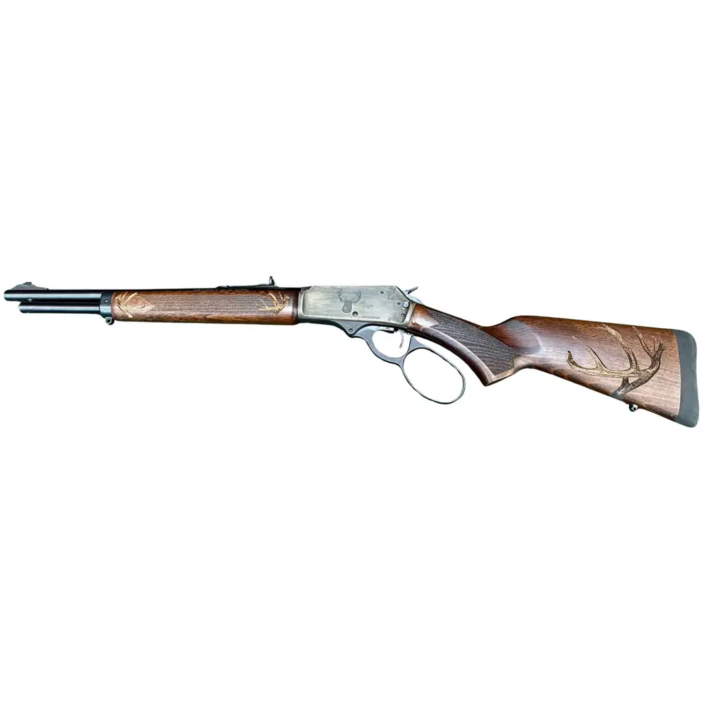 Rossi R95 Trapper Deer Edition Rifle 30-30 Win. 16.5 in. Engraved Rec Stock 5 rd. BL