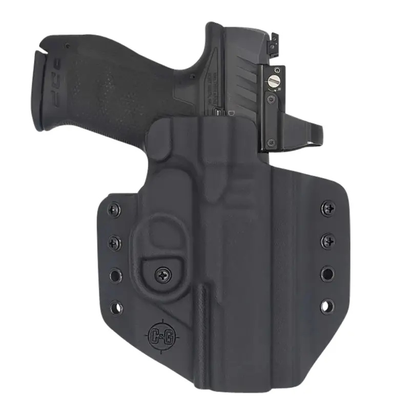 C Holsters 1206100 Covert OWB Black Kydex Belt Loop Fits Walther PDP 4.5" Right Hand