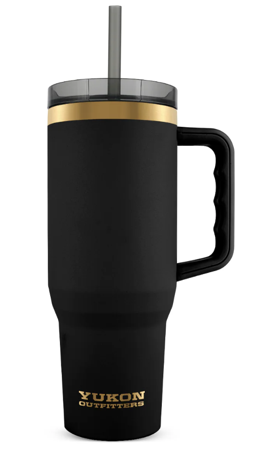 Yukon Outfitters 40 oz Fit Forty, Black/Gold